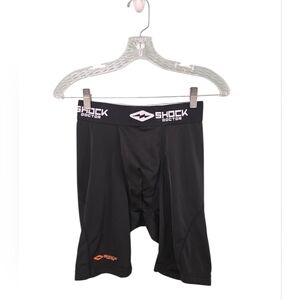 Shock Doctor Black Compression Shorts Mens Size Medium Athletic Workout